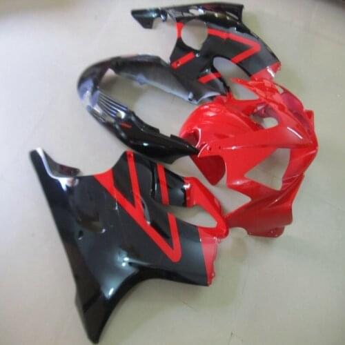 For CBR600RR CBR600 black red CBR 600 F4i 2004-2007 04 05 06 07 ABS Plastic Injection Bodywork Motorcycle Fairings Kit