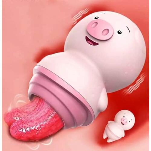 Adult Erotic Machine Sexy Pig Licking Pussy Sucking Vibrators For Women Clitoris Sucker Nipple Licks Massage Female Sex Toys