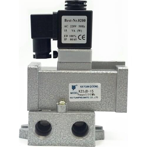 K23JD-15 Normally Closed G1/2'' Cut Off Valve AC220V Shut-off Valve