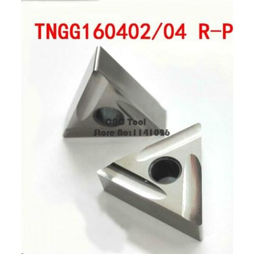Ceramic blade 10PCS TNGG160402 / TNGG160404 R-P metal ceramic inserts, processing and high degree of finish, insert MTQNR/MTFNR