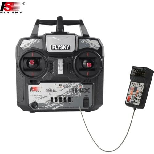 1 Takim Yeni Flysky FS-i4X FS-A6 ile 2.4G 4ch RC Verici Denetleyici Alici RC Helikopter Ucak Quadcopter Icin