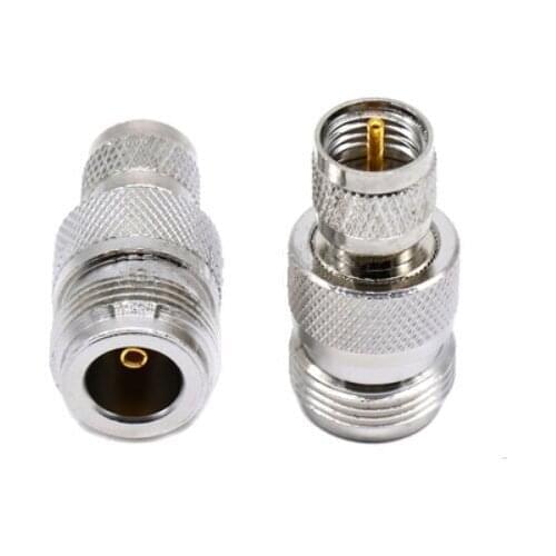 Mini UHF Male To N Female Coaxial RF Adapter Connectors