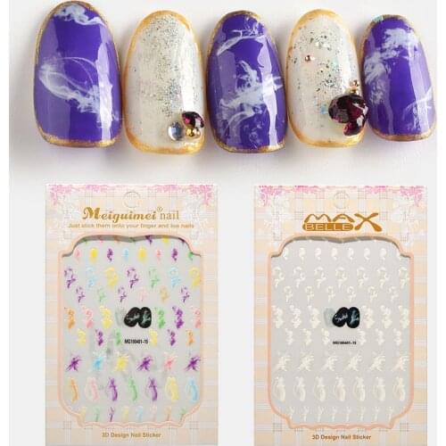 1PC Nail Art Water Transfer Stickers Watercolor Design Pattern For Nail Decoration Manicure Colorful Tip