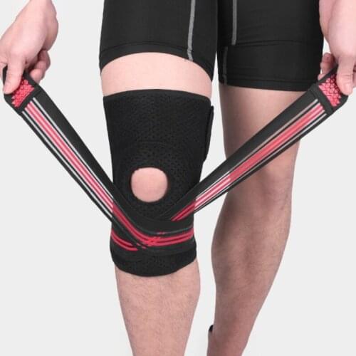 Knee Pad Sleeve Warm Compression Leg Support Bandage Protector for Weight Lifting Basketball Running Jogging