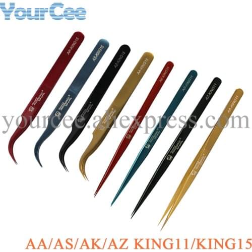 BEST Stainless Steel Antistatic Anti-acid Non-magnetic Tweezer Straight Tip IC Extractor 202ESD 115mm