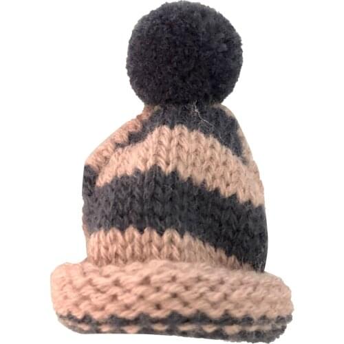NK 1x Doll Hat Handmade Wool Knit Cute Cap Daily Wear Headwear Knitting For Barbie Doll Accessories Gift Baby DIY Toys 18A 4X