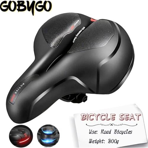 3D GEL Bicycle Saddle Seat Men Women Thicken MTB Road Cycle Saddle Hollow Breathable Comfortable Soft Cycling bike Seat