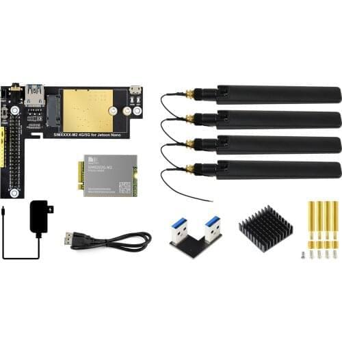 SIM8202G-M2 5G for Jetson Nano,EU Version,Snapdragon X55,Support 5G/4G/3G,Applicable For Regions With 5G Sub-6G Signal Coverage
