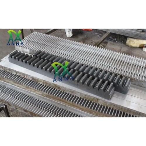 14pcs 2 Mod 20*20*1000mm rack with heat treatment with holes with blackening+4pcs 2mod 20teeth gear