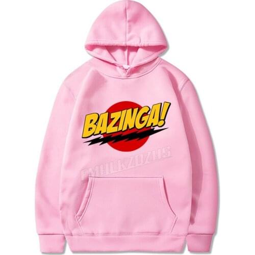 HanHent The Big Bang Theory Hoodies BAZINGA 2021 Casual Men and Women Sweatshirt Hoody Tops
