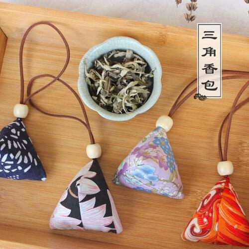 Triangle Sachet Cross Stitch Finished Product Embroidery Omamori Threads for Knitting Fabric Decor Jewelry Dragon Boat Festival