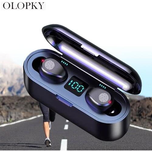 TWS Wireless Super Bass Headphone LED HiFi Bluetooth 5.0 Earphone Waterproof Sport Earbuds Stereo HiFi Headset For Smartphone