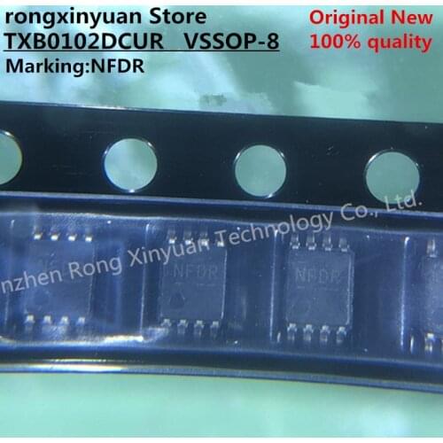 10 pcs/lot TXB0102DCUR TXB0102DCUT Marking: NFDR NFD VSSOP-8 TXB0102 2-BIT BIDIRECTIONAL VOLTAGE-LEVEL TRANSLATOR WITH AUTO New