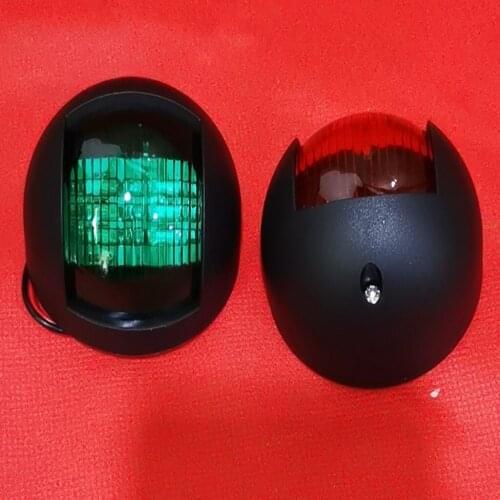 2pcs 12V Boat Marine Navigation Bow LED Light Side Lights Lamp for Boat Yacht