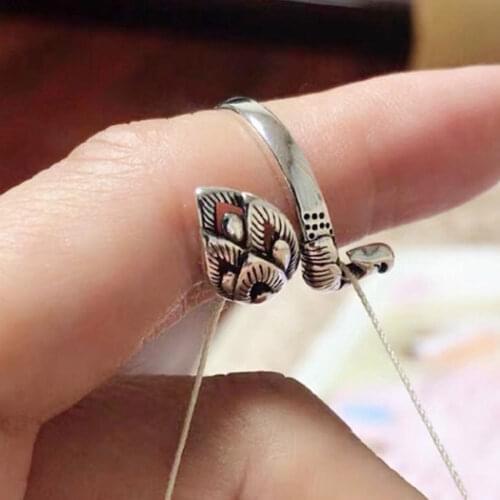 3PCS Adjustable Knitting Loop Crochet Loop Knitting Accessories Open Finger Loop Yarn Finger Guide Knitting Loop