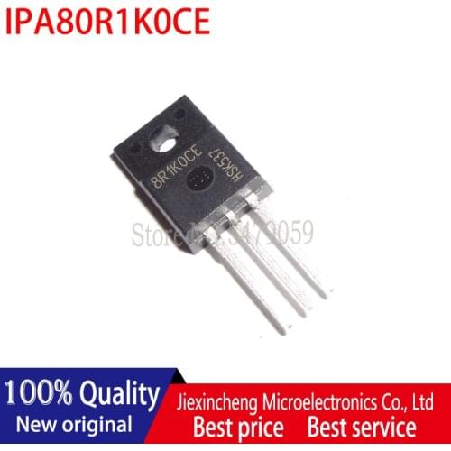 10pieces 8R1K0CE IPA80R1K0CE TO-220F 18A 800V MOSEFT New original