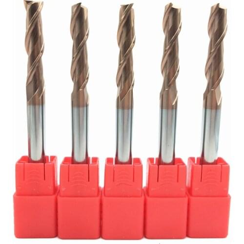 5PCS END MILL 8mm Long 150mm 2Flute HRC60 D8*150L Solid Carbide Spiral End Mills Slotting Milling Cutter Tool Router Bit