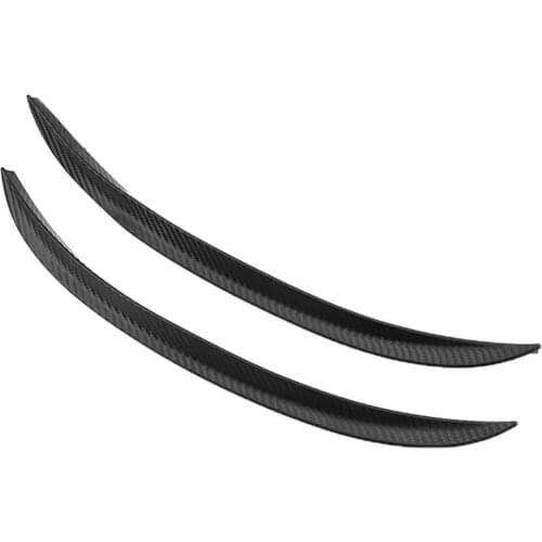 80% HOT SALES!! 2Pcs 72cm Carbon Fiber Car Wheel Eyebrow Arch Fender Flares Protection Strips