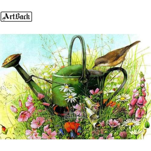 New diy 5d diamond painting flower sparrow 3D full square rhinestone new arrival stick diamond embroidered decoration gift