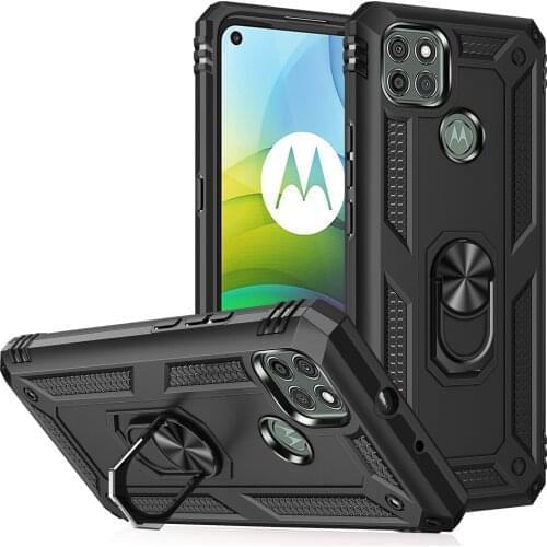 Armor Shockproof Case for Motorola Moto G9 Power G9power G 9 Power Military Drop Protective Magnet Car Holder Ring Case Cover
