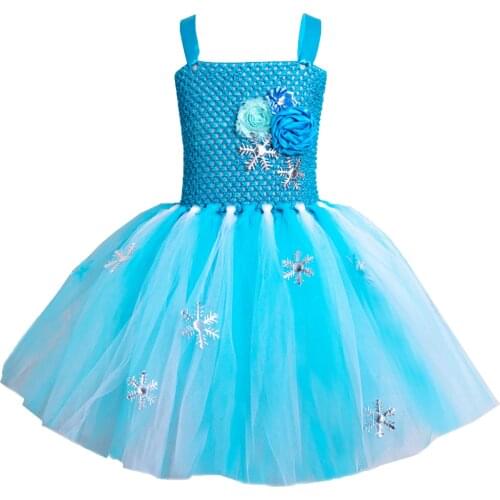 Kids Girls Dresses Summer Flower Baby Kid Clothes Princess Cartoon Movie Cosplay Costume for Halloween Party Role Play Dress Up