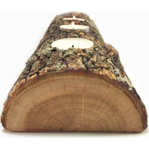 Egedeneve Oak 3 Hole Billet Candle holder decorative objects Декоративные элементы Objetos decorativos