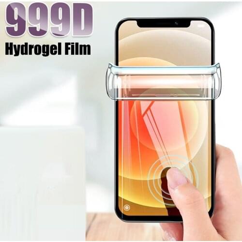 Full Cover Hydrogel film For iPhone 11 12 Pro MAX mini Screen Protector For iPhone 7 8 6s 6 Plus SE 2020 XR X XS Not Glass