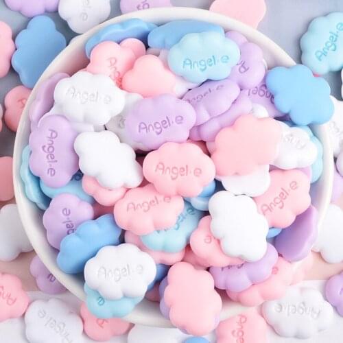 Angel cloud ear decoration magnetic refrigerator magnet, funny cloud multi-color refrigerator magnet, cloud blackboard sticker