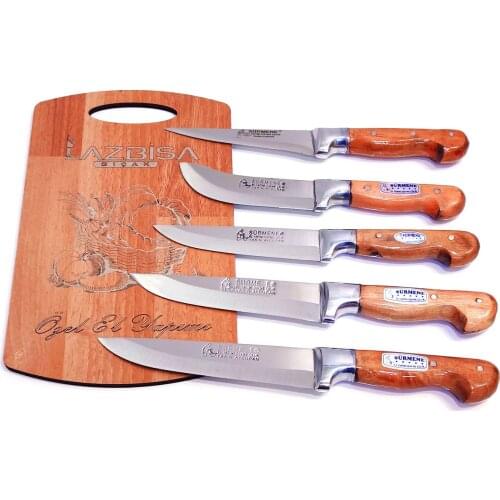 Knife Set Chef Knife set Sürmene Kitchen Knife Set Pita Pizza Meat Bread Vegetable Fruit Knife