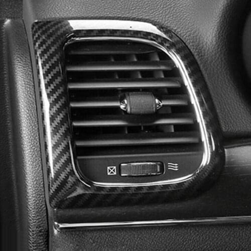 Front Dashboard Air Conditioning Outlet Sticker Vents Cover Decorative Trim For Grand Cherokee Interior Mouldin Accessorier