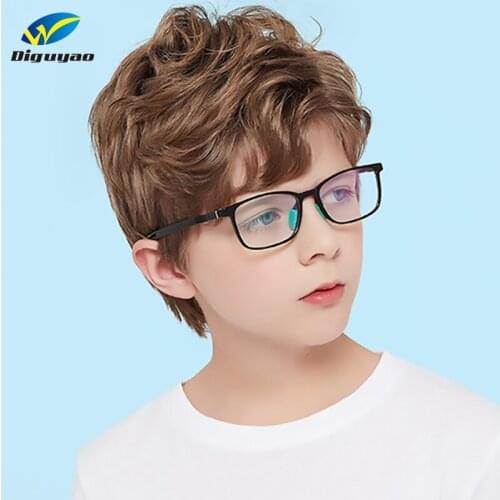 NEW TR90 Square Frame Anti Blue Light Kids Glasses Children Boy Girls Computer filter glasses TV gaming blue Blocking Eyeglasses