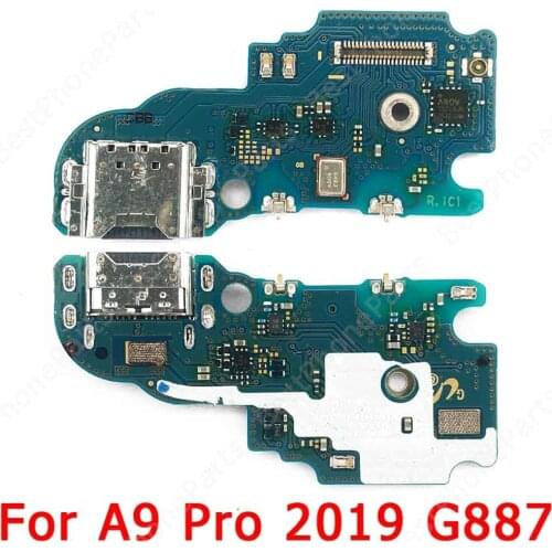 Original Charge Board For Samsung Galaxy A9 Pro 2019 G887 Charging Port Flex Usb Connector Pcb Dock Replacement Spare Parts