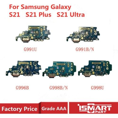 Original USB Charging Port Connector Board Parts Flex For Samsung S21 S21Plus S21Ultra G991U/B/N G996B/U/O/D G998B/N/U/O/D