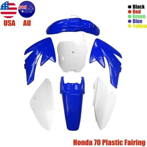 Plastic Fairings Fender Body for Honda 70 CRF70 Dirt Bike 110cc 125 150cc 160cc PIT Dirt Bike Pitpro Atomik Complete Plastics
