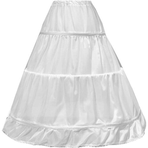 Baby girl lining girl new ballet tutu children 3 circle petticoat white girl wedding accessories dress girl