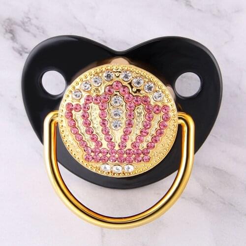 Luxury Black Bing Pacifier For Baby Boy Girls Silicone Infants Soother Gums Dummy Best Baby Products