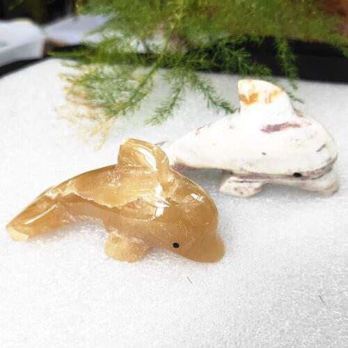 Hand Carved Natural Peru soapstone crystal pig so cute steatite quartz pigs Reiki Healing love Gift Random color sending 1pcs