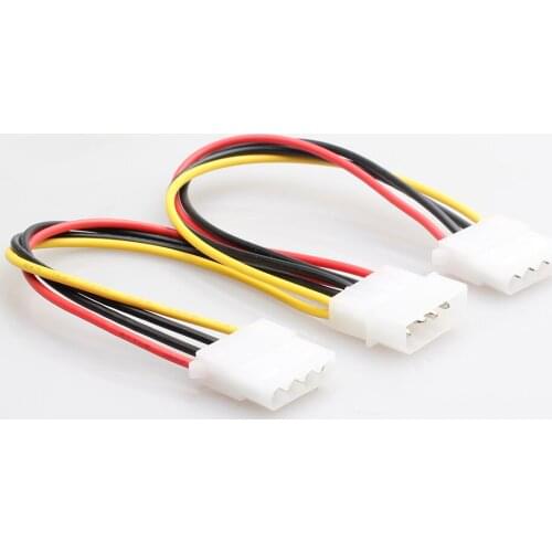 1 PCS New 18cm 4PIN to 4PIN power cord Serial port one point two IDE power cord 4PIN reverse IDE power cord Male