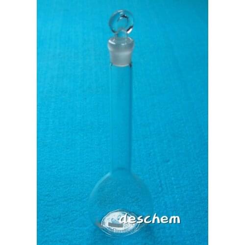 50ml,Clear Glass Volumetric Flask with Stopper,Lab Chemistry Glassware