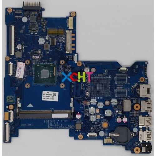 854944-001 854944-601 BDL50 LA-D702P UMA w N3060 CPU for HP Notebook 15-ay Series PC Laptop Motherboard Mainboard