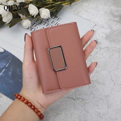 Money Coin Designer Wallet South Korea Mini Wallet Slim and Small Famale Purse Card Holder Bag Clutch Bag Leather Wallet Women