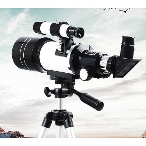 Monocular Astronomical Telescope+Tripod+Optical Finder Scope for Watch Travel Moon Bird for Kid back to school