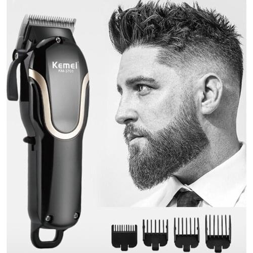 Kemei Electric Hair Clipper Professional Hair Trimmer for Men Hair Cutting Machine Rechargeable Razor Shaver Barber Clippers