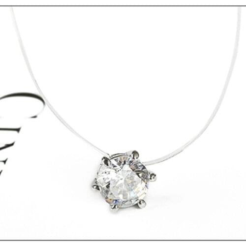 Miuoxion Temperament Clavicle Chain Jewelry Multi-Claw Inlaid Zircon Necklace For Women Luxury Namour Charm Gift All Seasons