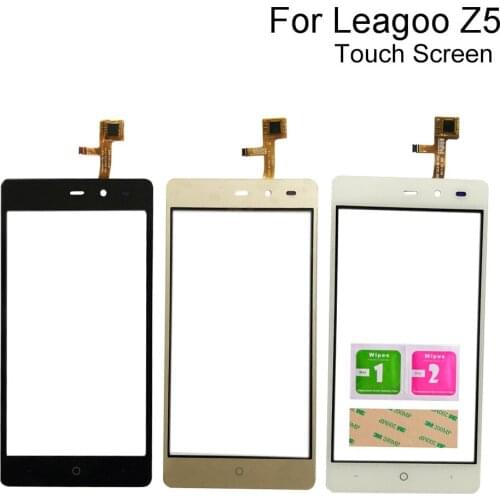 Mobile Touch Screen For Leagoo Z5 Leagoo Z5 LTE Touch Screen Front Glass Digitizer Panel Lens Sensor TouchScreen Tools 3M Glue