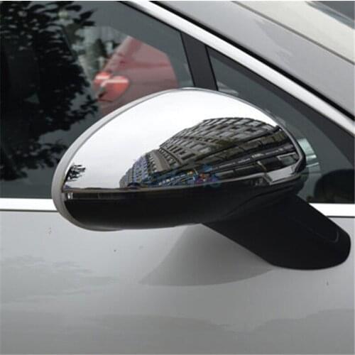 Car Styling Door Mirror Cover Rear View Overlay Frame Panel Chrome 2014 2015 2016 2017 For Porsche Macan Accessories