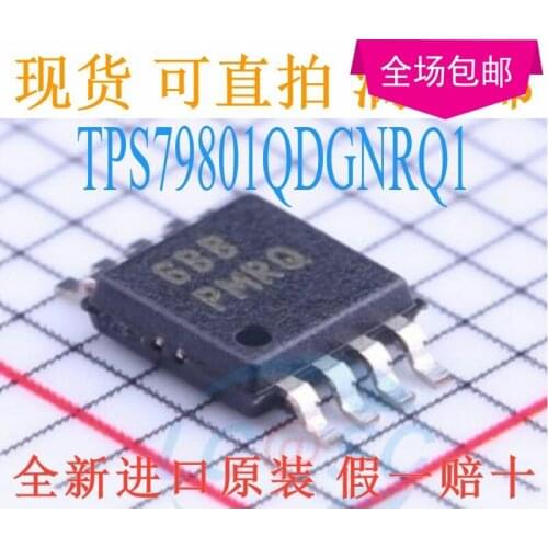 New 10pcs/lot TPS79801QDGNRQ1 MSOP-8 PMRQ TPS79801