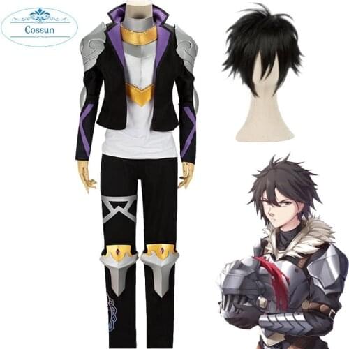 Cautious Hero: The Hero Is Overpowered but Overly Cautious Ryuuguuin Seiya Cosplay Costumes Ristarte Uniforms Wig Set Halloween