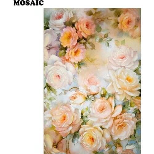 Full 5D Diy Daimond Painting "rose" flower 3D Diamond picture Square Rhinestone Diamant Painting cross stitch diamond embroidery
