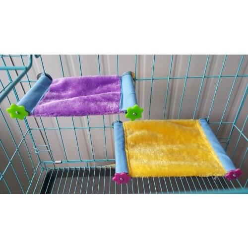 Totoro squirrel sugar glider hammock Lamb cashmere warm hanging nest Warm nest Hanging soft nest Parrot cotton pet nest